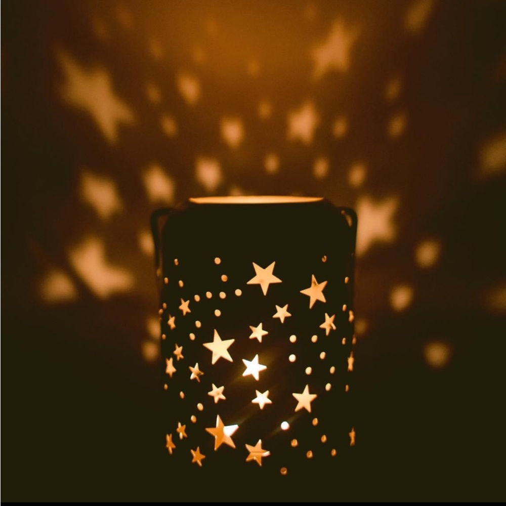 ARTISAN DIRECT MILKY WAY LANTERN GOLD PLATED STEEL CANDLE HOLDER NEW IN BOX